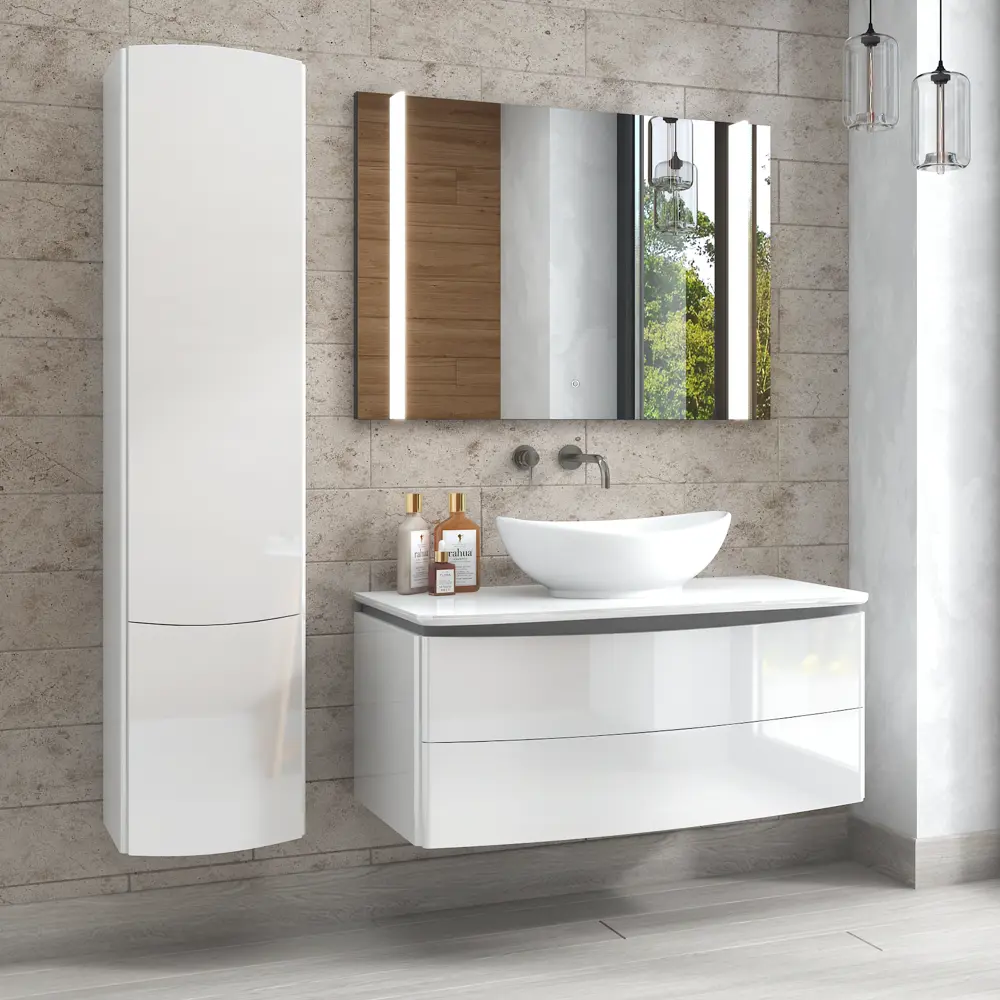 Пенал подвесной Cosmo 35 см цвет белый VIGO STLM-2104285 - Вид №4