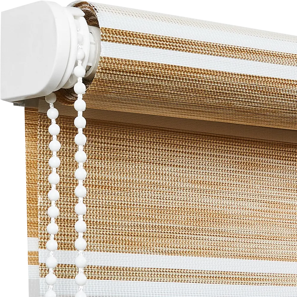 Штора рулонная день-ночь Дэли 160x175 см бежевая MIAMOZA STLM-2003270 - Вид №2