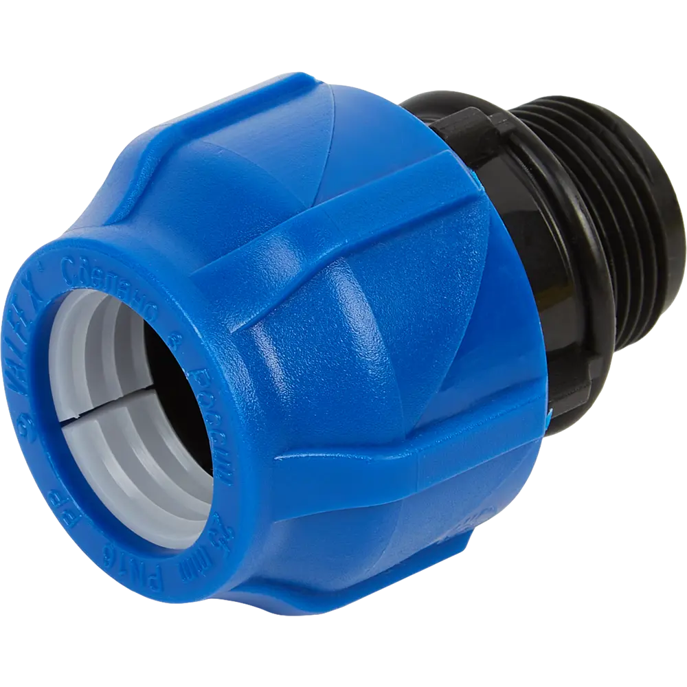 Муфта комбинированная ПНД Valfex 3/4"x25 мм НР 121001125034 STLM-2061013