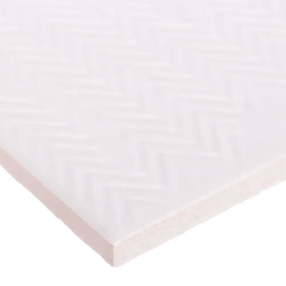 Глазурованный керамогранит Belani Матео 7.5x25 см 0.79 м² цвет белый текстурированный STLM-2010589 - Вид №2