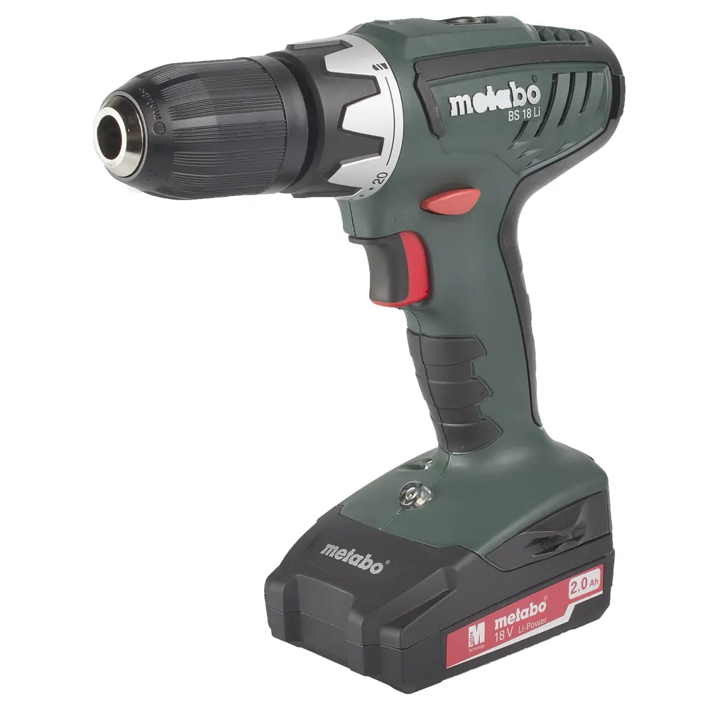 Шуруповерт Metabo BS 18, Li-ion 18 В, 2 Ач STLM-2066266