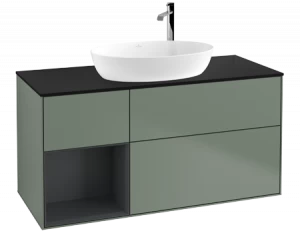 Villeroy&Boch Тумба под раковину Прямоугольная версия F942HGGM Finion Olive Matt Lacquer