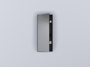 SPSTB-OL Simple Tall Box: Зеркальный шкафчик вертикальный с крашенным корпусом - реверсивный cielo Arcadia