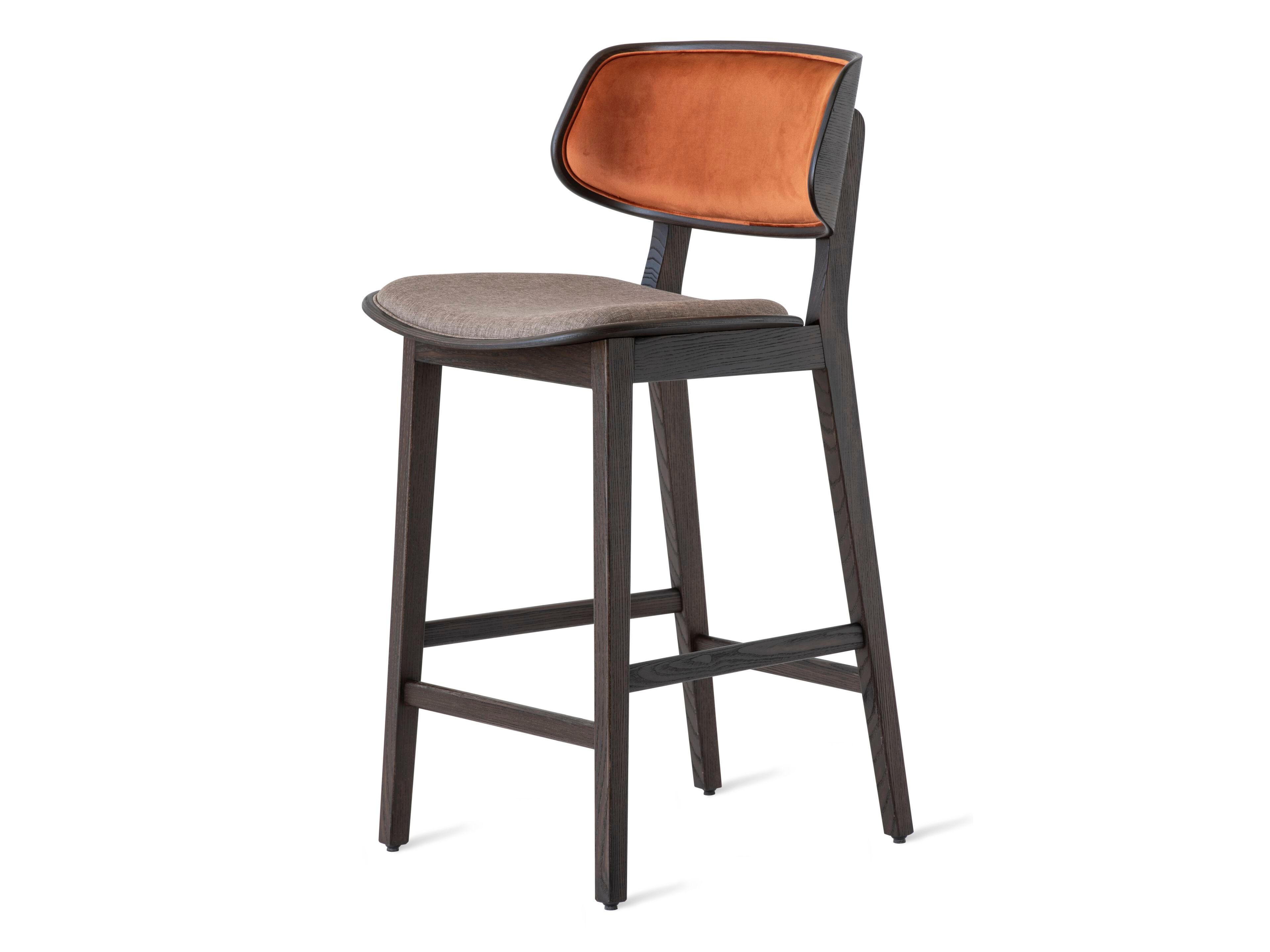 Высокий мягкий стул со спинкой RIFLESSI GISELE ARCH-00068362 - Вид №1