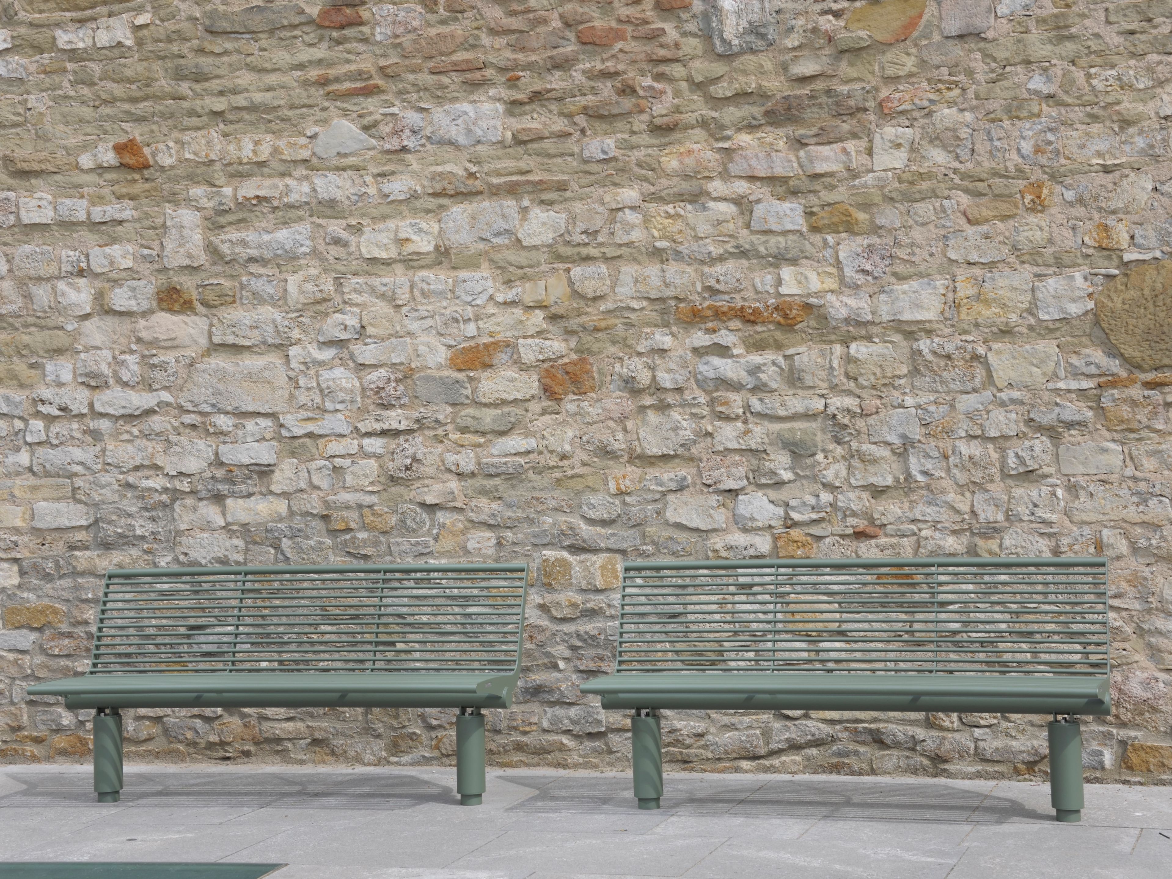 Скамья из нержавеющей стали со спинкой BENKERT BANKE Siardo ARCH-00099978 - Вид №3