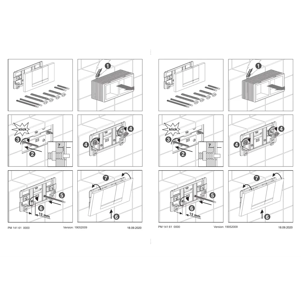 Рамная инсталляция Villeroy and Boch ConnectPro 922142 c клавишей смыва 922143 хром 83580788 STLM-2212364 VILLEROY & BOCH  - Вид №5