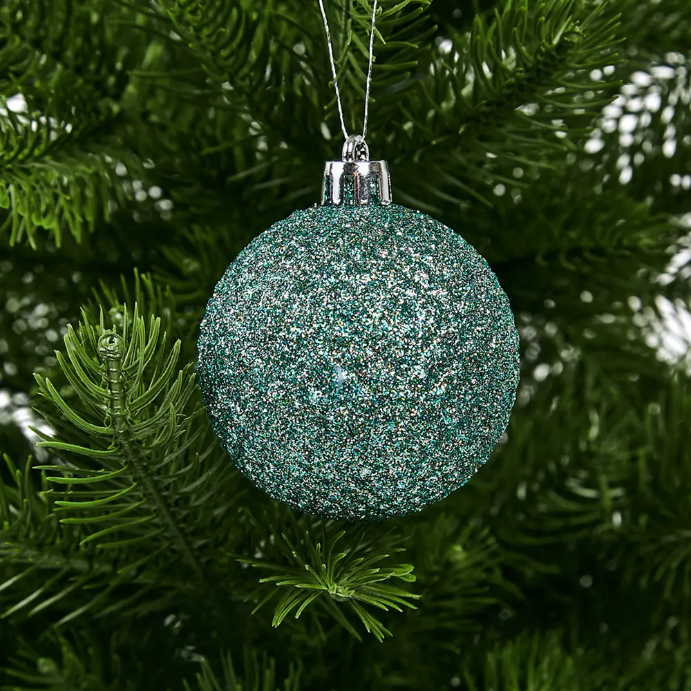 87036328 Набор новогодних шаров Christmas ø5-6 см полистирол цвет белый, зеленый, серебристый 25 шт. STLM-1365365 Santreyd  - Вид №22