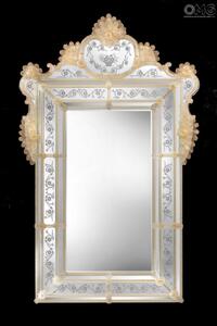 860 ORIGINALMURANOGLASS Венецианское зеркало Baron - муранское стекло OMG  см