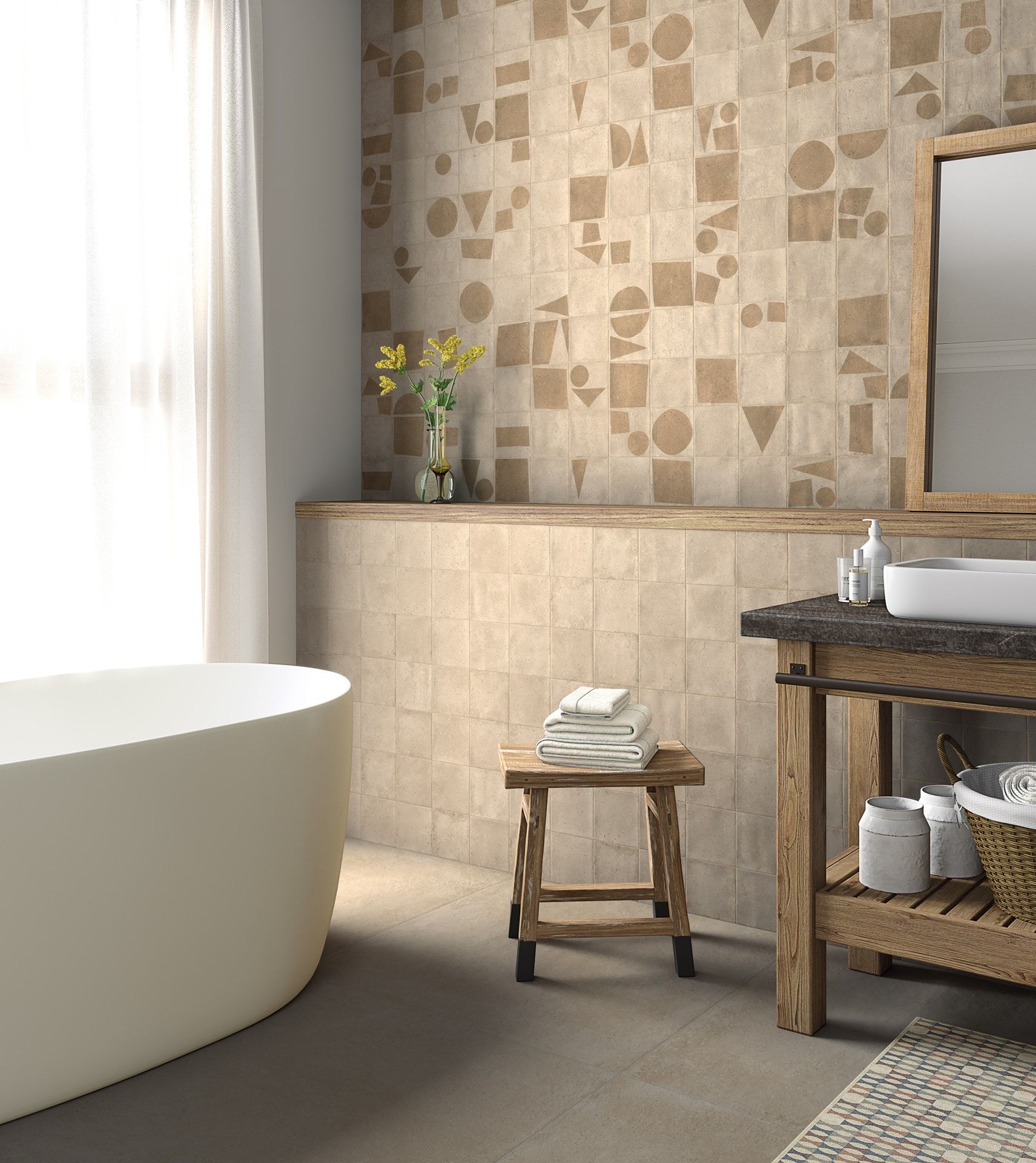 Керамическое покрытие из белой пасты с эффектом запекания VIVES ноль ARCH-00127617 - Вид №1