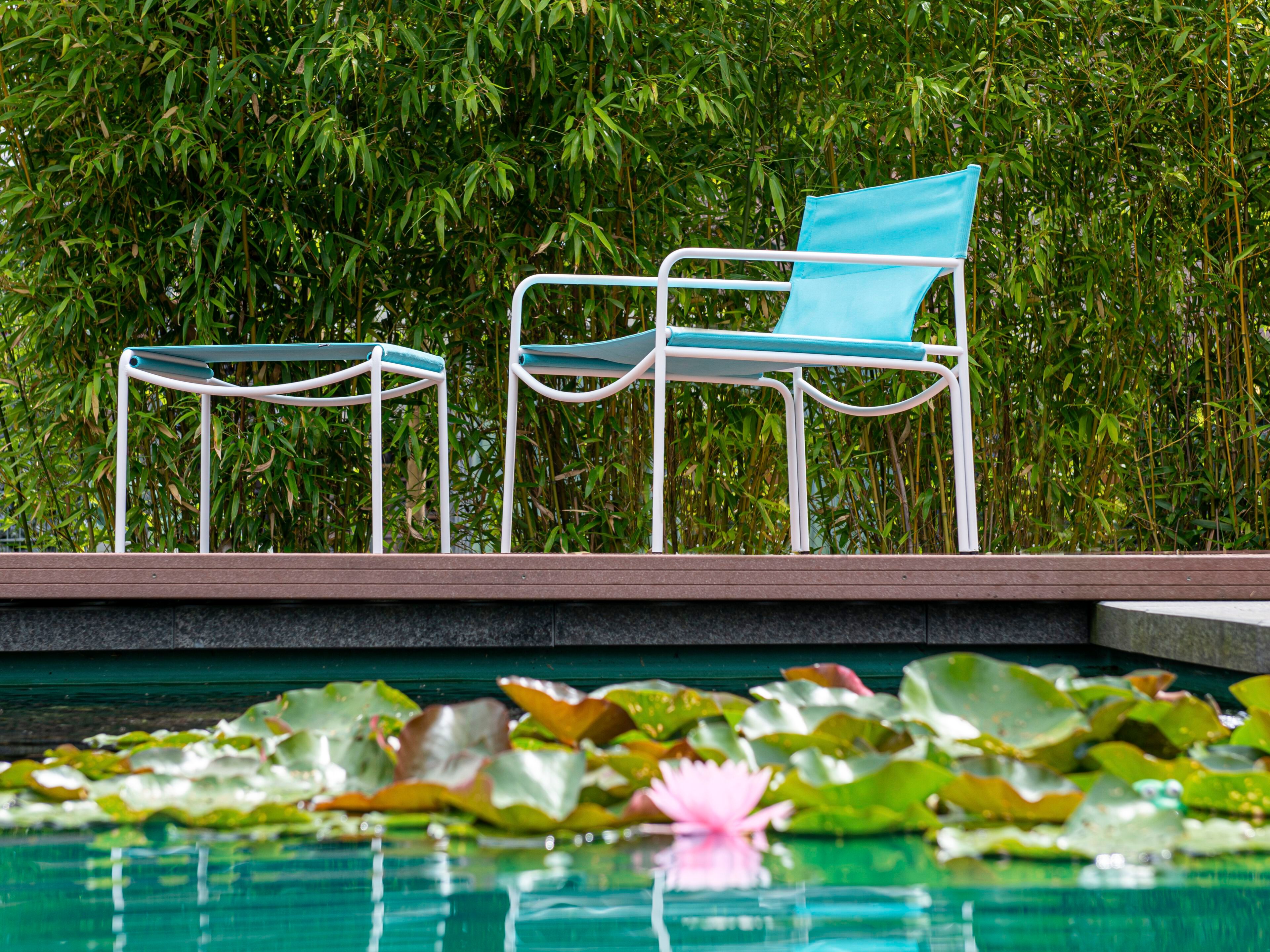 Стул из нержавеющей стали с подлокотниками KFF бассейн ARCH-00134203 - Вид №5