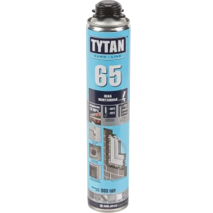 Пена монтажная пистолетная Tytan 65 860 мл