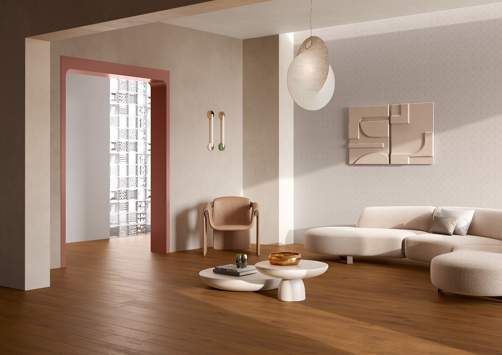 Пол / облицовка керамогранита под дерево Revigrés ARCH-00117147 - Вид №2