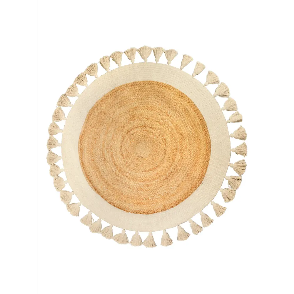 Коврик для ванной Аквалиния Sunny 90x90 см цвет белый STLM-2070656