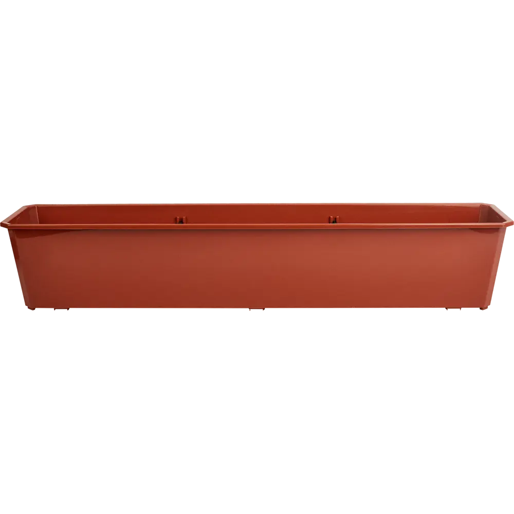 Ящик балконный Ingreen 80x17 h15 см v14 л пластик коричневый STLM-2056708
