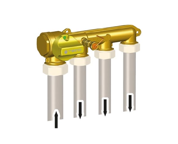 Газовый коллектор с трехходовым общим перехватом TECO ARCH-00119171 - Вид №1