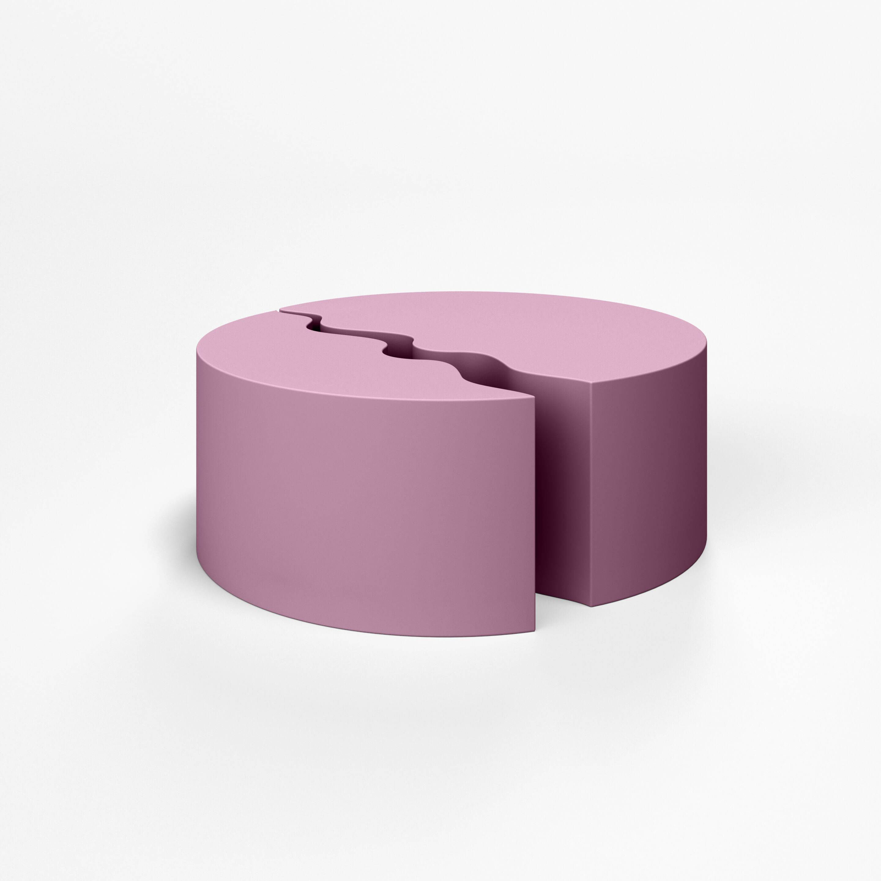 Круглый модульный пуф с пенопластовым покрытием SIXINCH DUAL ARCH-00096567 - Вид №21