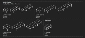 Деревянный прямоугольный стол для совещаний