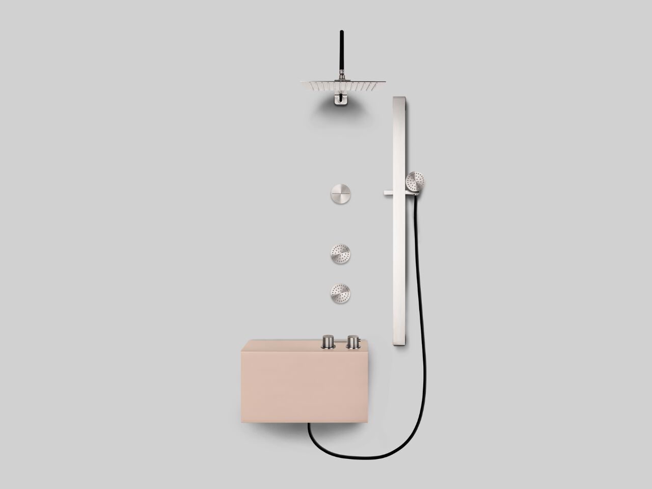 Стержень из нержавеющей стали с ручным душем Cropelli Alyssia ARCH-00082099 - Вид №8