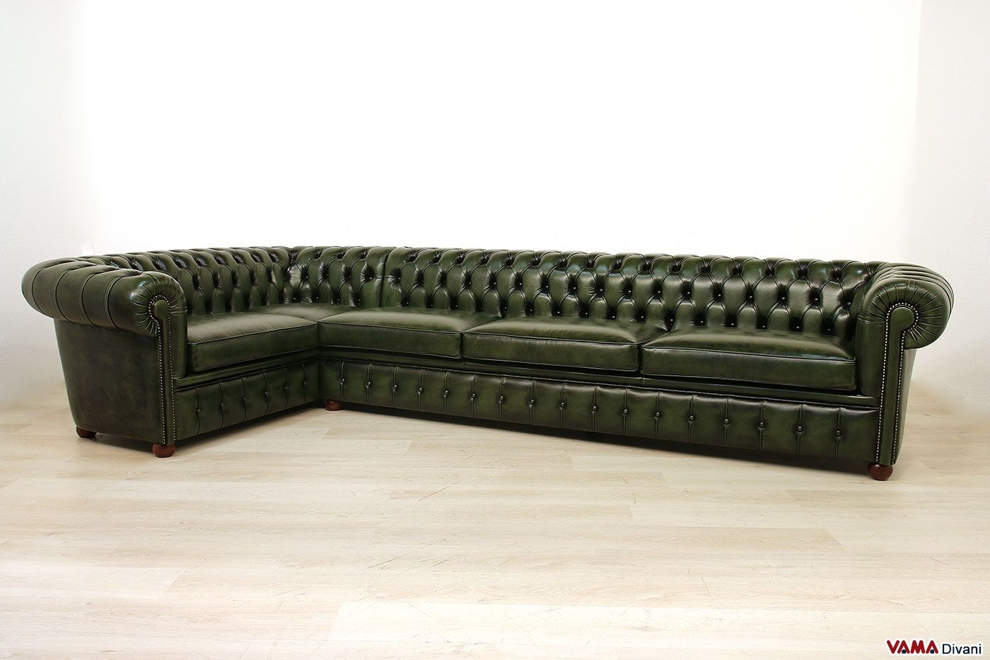 Кожаный угловой диван capitonné VAMA CHESTERFIELD ARCH-00117537 - Вид №5