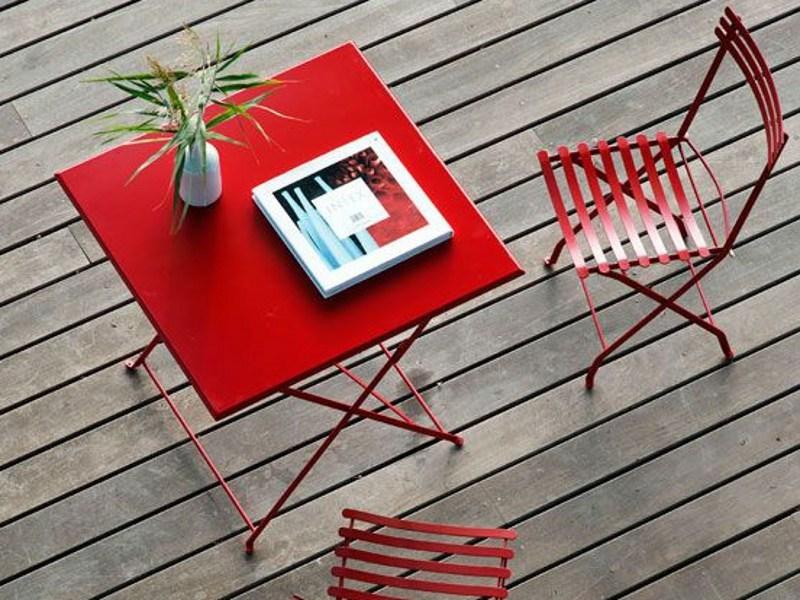 Ethimo Складной металлический садовый стол Flower Fltq4100 - Вид №4