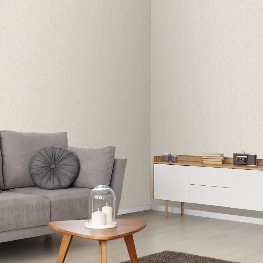 Флизелиновые обои Ateliero Kora бежевые с тиснением 86475319 STLM-1582796 - Вид №4