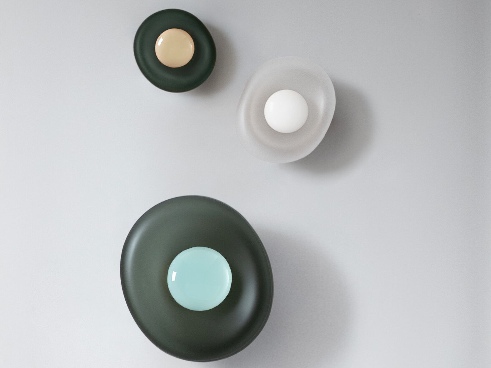 Ледяной стеклянный настенный светильник / потолочный светильник SkLO Pillow ARCH-00121380 - Вид №1