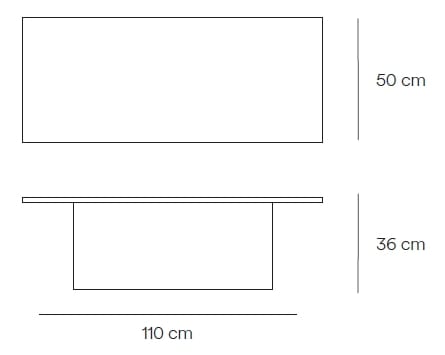 Прямоугольный журнальный столик из МДФ TEULAT Тотем ARCH-00075456 - Вид №9