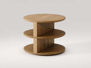 Журнальный столик / тумбочка из дуба