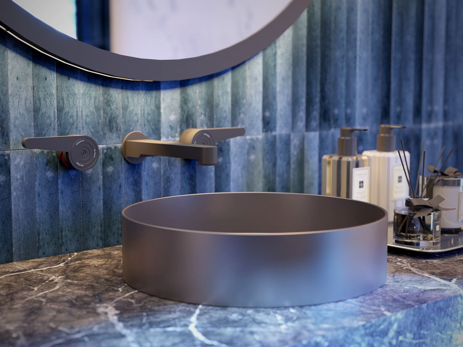 Настенный смеситель для раковины THG Paris ZOOM.12 ARCH-00072623 - Вид №1