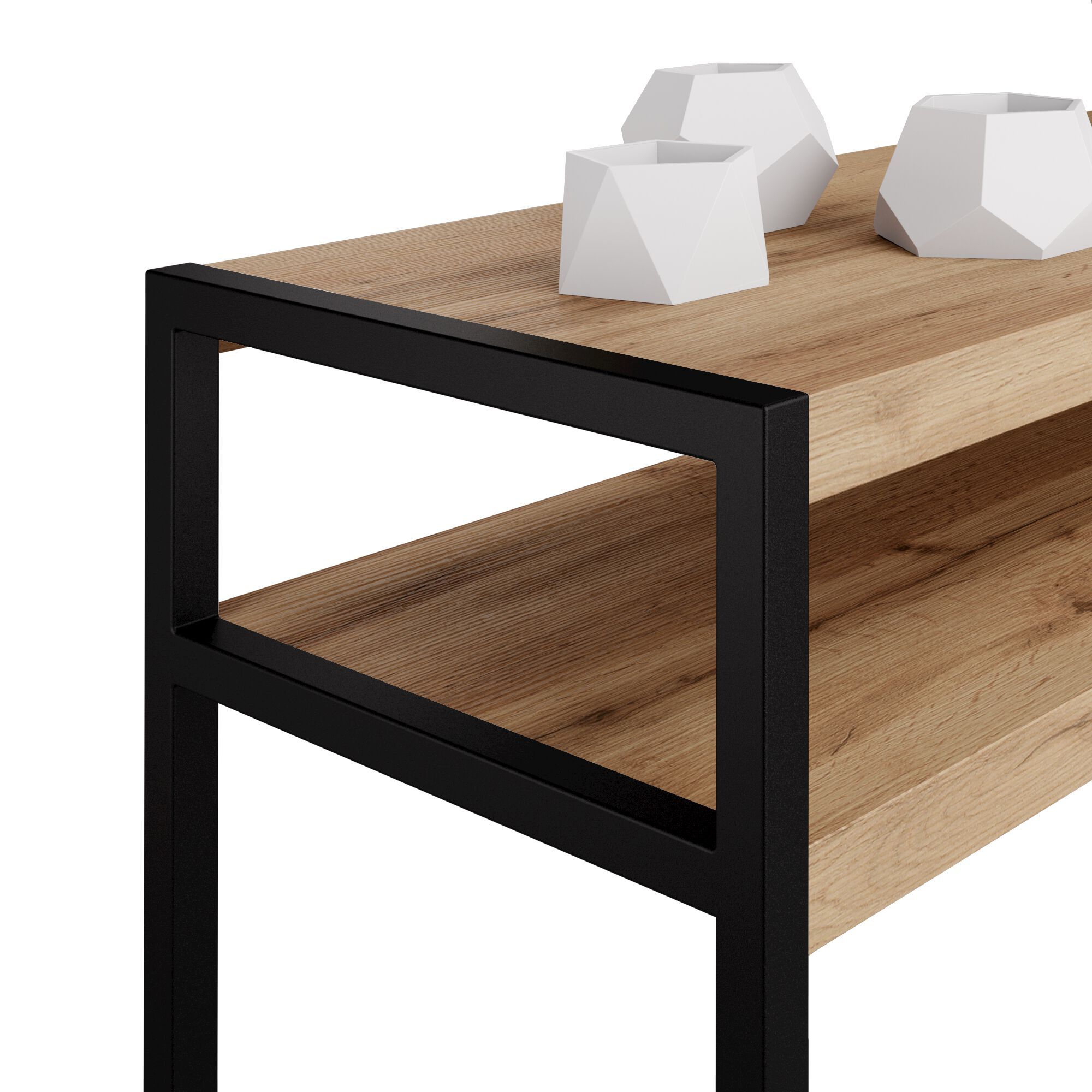 Прямоугольная консоль из меламинированного железа с полкой Mobili Fiver Luxury ARCH-00033689 - Вид №3