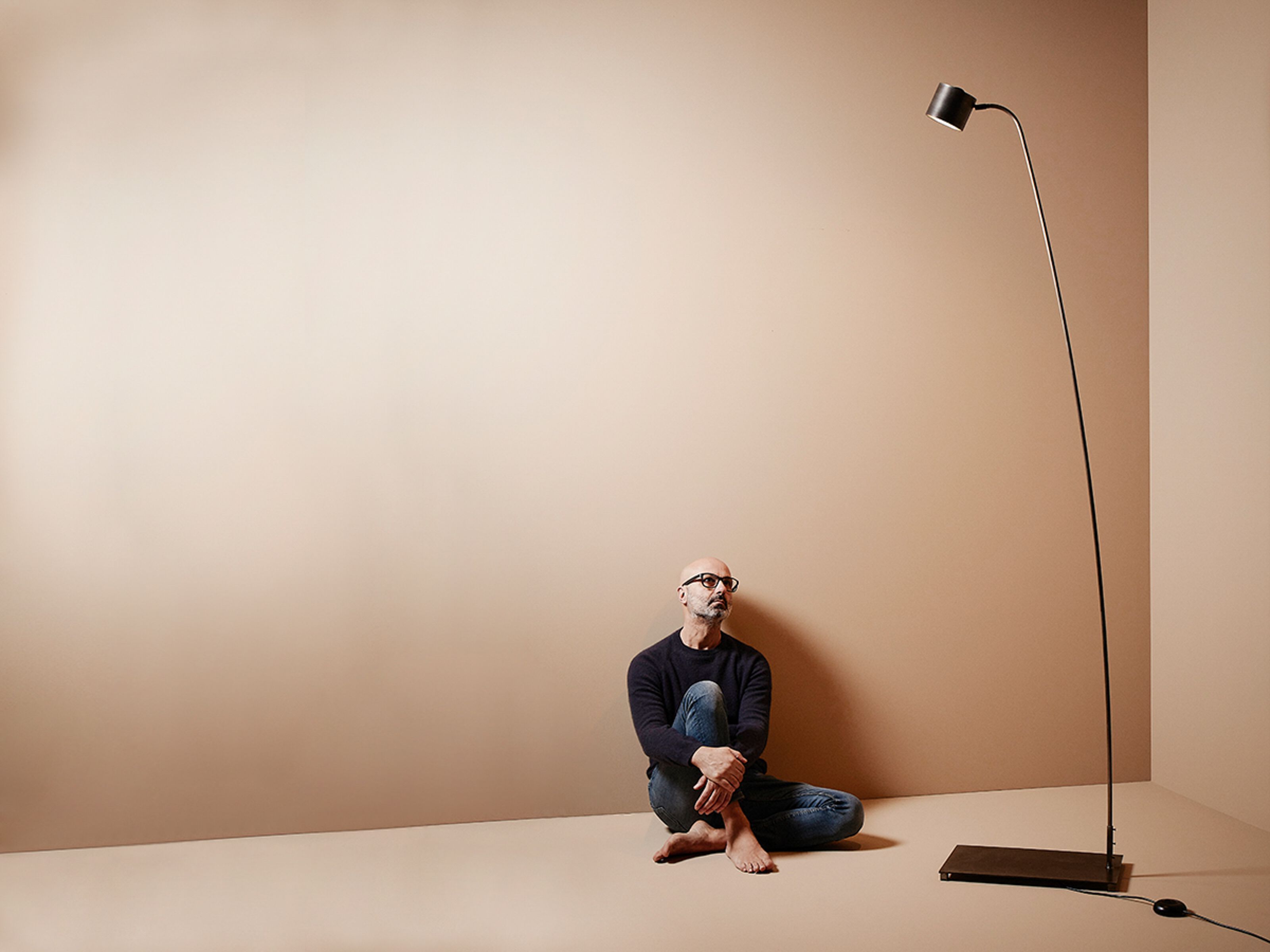 Dimmable напольный светильник Сид Renzo Serafini GIRAFFA ARCH-00043295