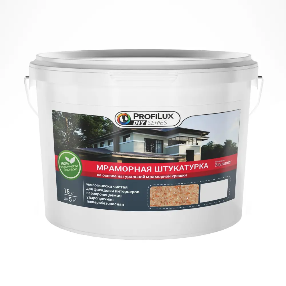 Штукатурка мраморная Kashmir Gold-n 15 кг PROFILUX STLM-2084136