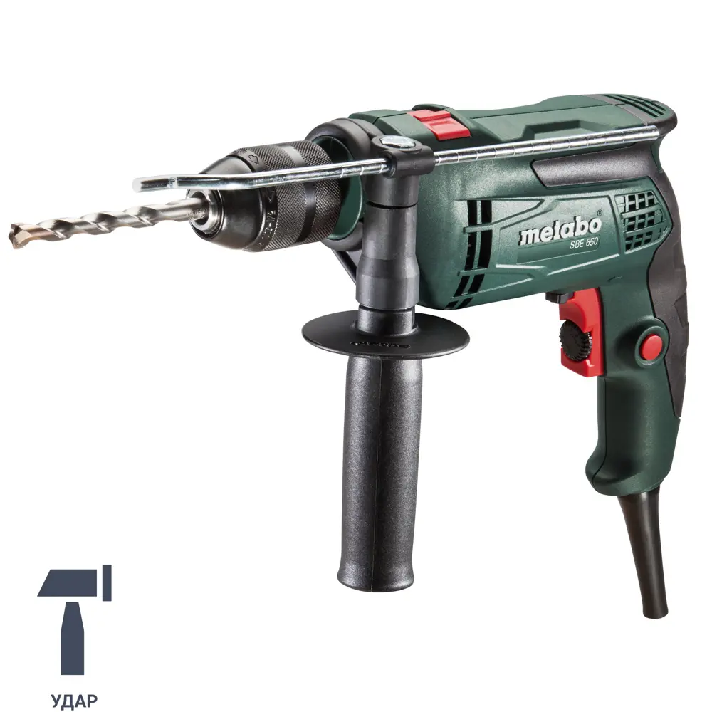 Дрель ударная Metabo SBE 650, 600671850, 650 Вт STLM-2080956
