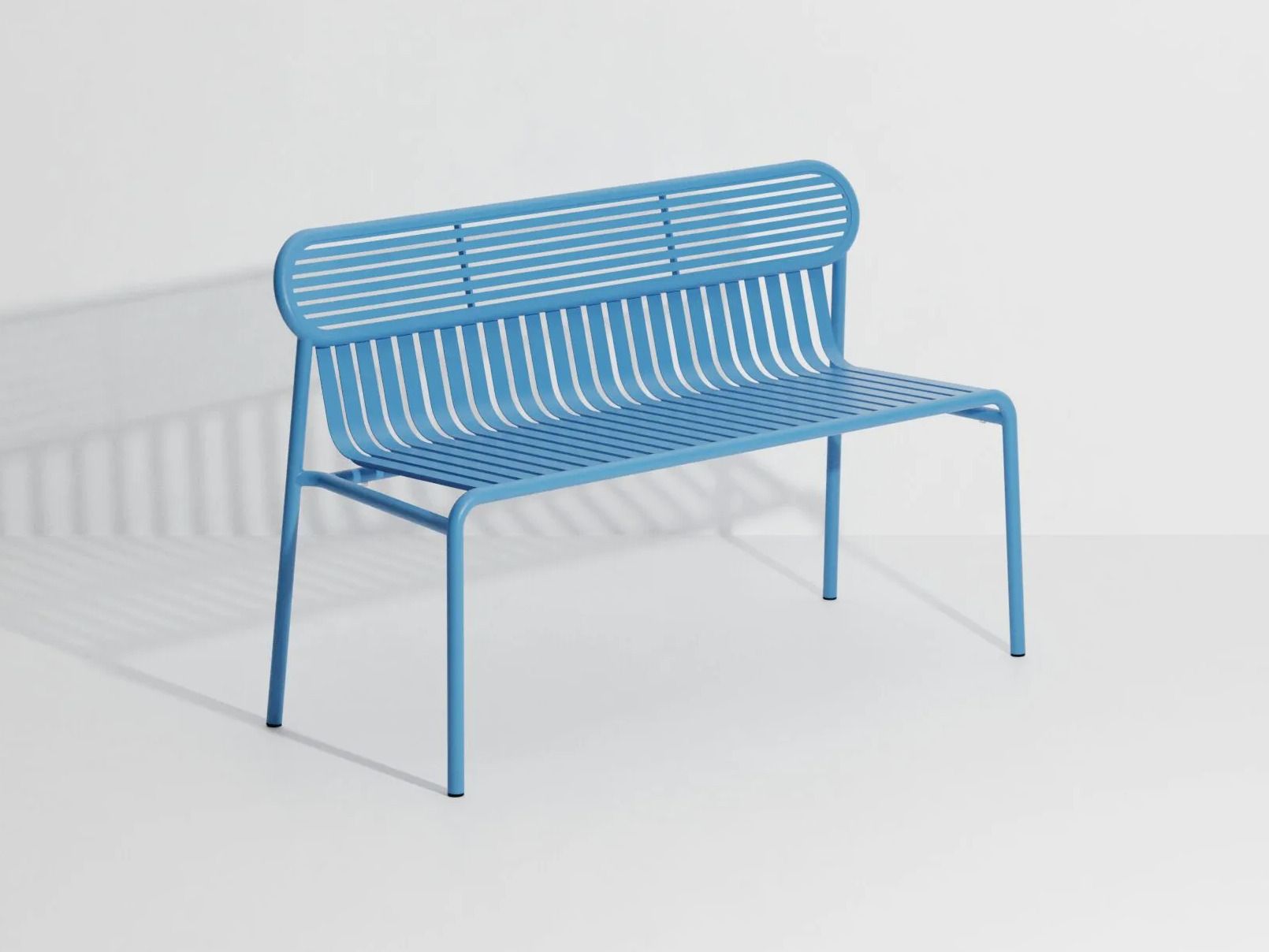 Алюминиевая садовая скамейка с порошковым покрытием Petite Friture WEEK-END ARCH-00004384 - Вид №13