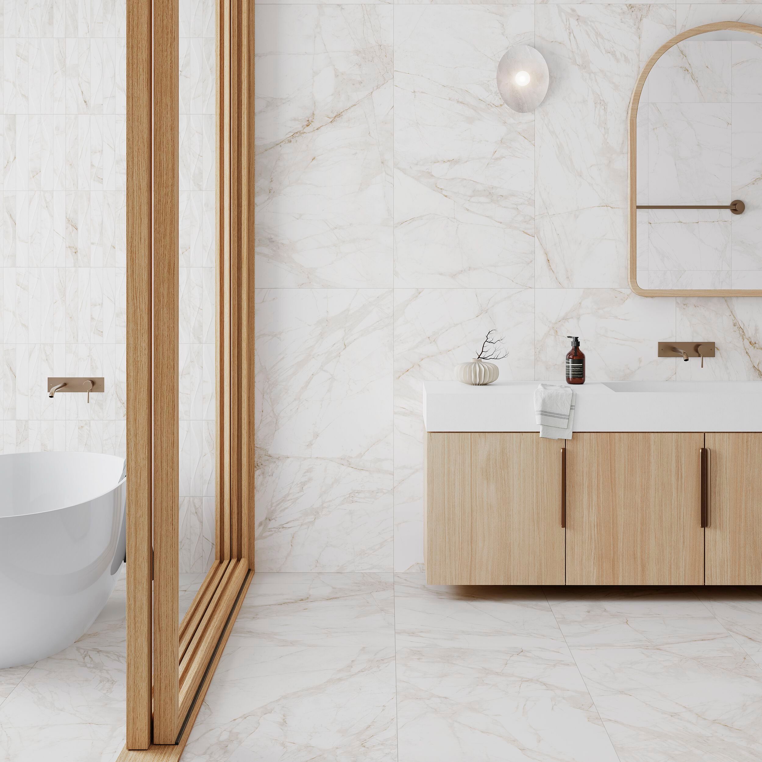 Мраморный эффект глазурованного керамогранита/напольного покрытия Gayafores SPIDER GOLD ARCH-00023085 - Вид №4