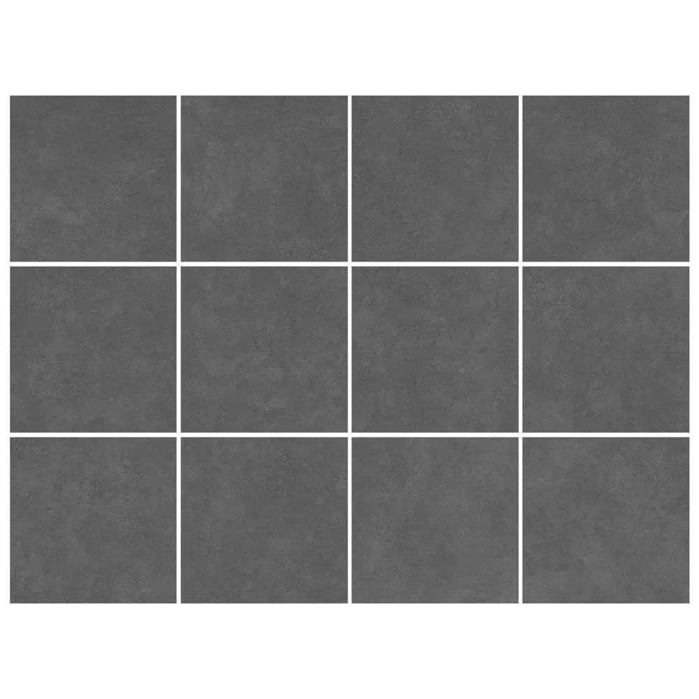 Глазурованный керамогранит Alma Ceramica Grange 20 60x60 см 1.8 м² матовый цвет темно-серый STLM-2035104 - Вид №2
