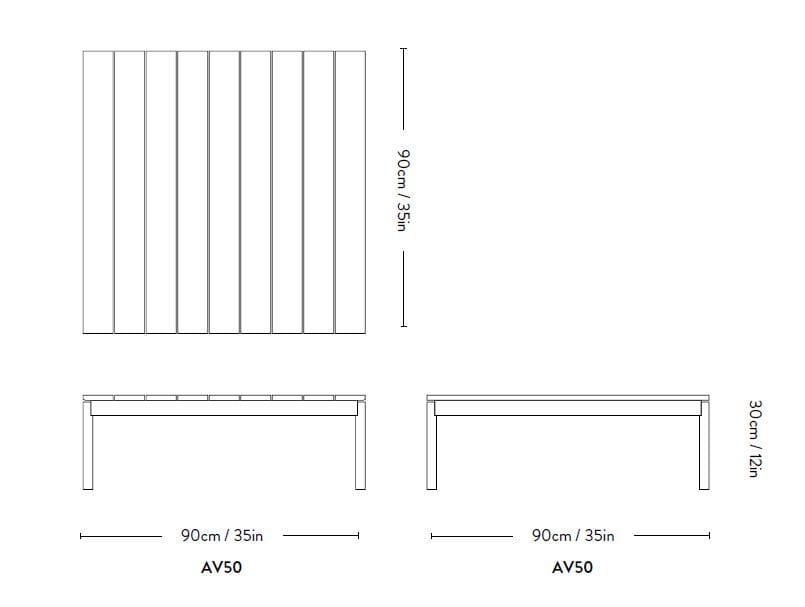 Низкий стол из тикового дерева &Tradition виллы ARCH-00139641 - Вид №4
