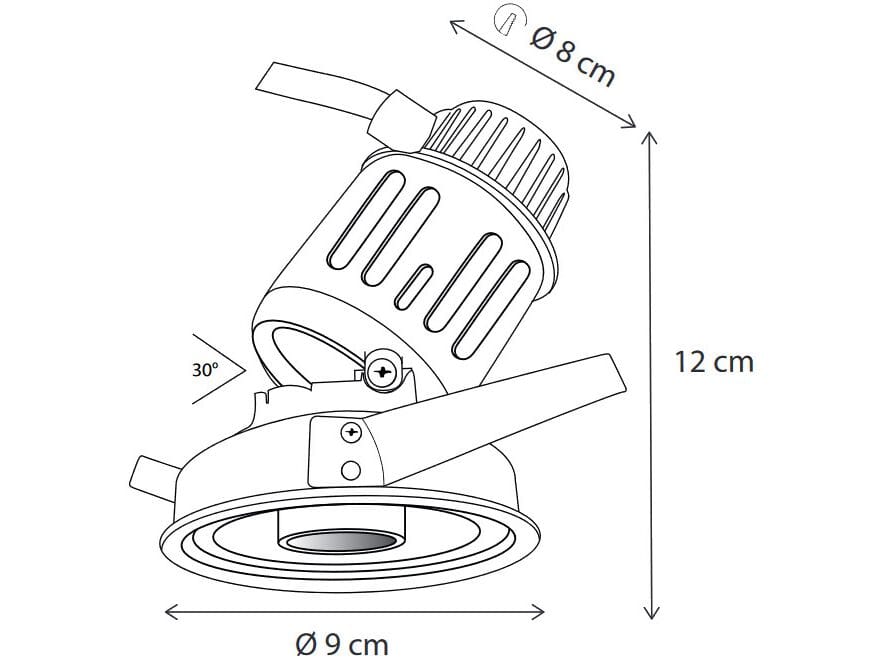 Алюминиевый утопленный прожектор Authentage Lighting Aureole ARCH-00077327 - Вид №2