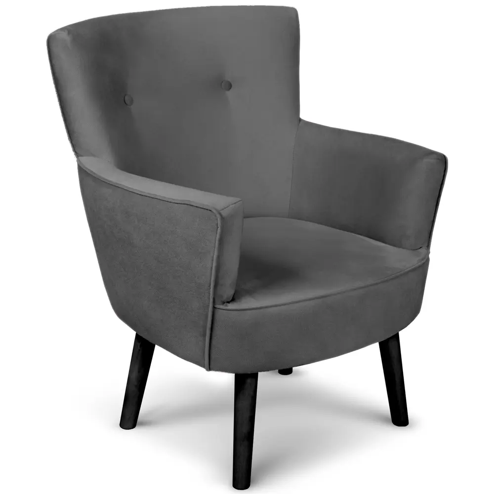 Кресло полиэстер Seasons Вилли 77x86x76 см цвет серый STLM-2203498