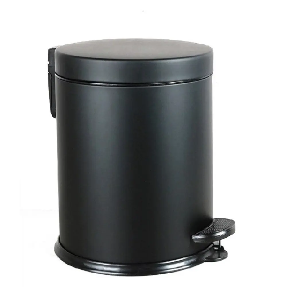 PRIMANOVA Черный металлический контейнер для мусора в ванную 5 л 89439351 STLM-1585153