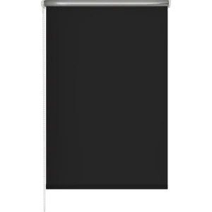 Штора рулонная блэкаут Silver 70x175 см черная