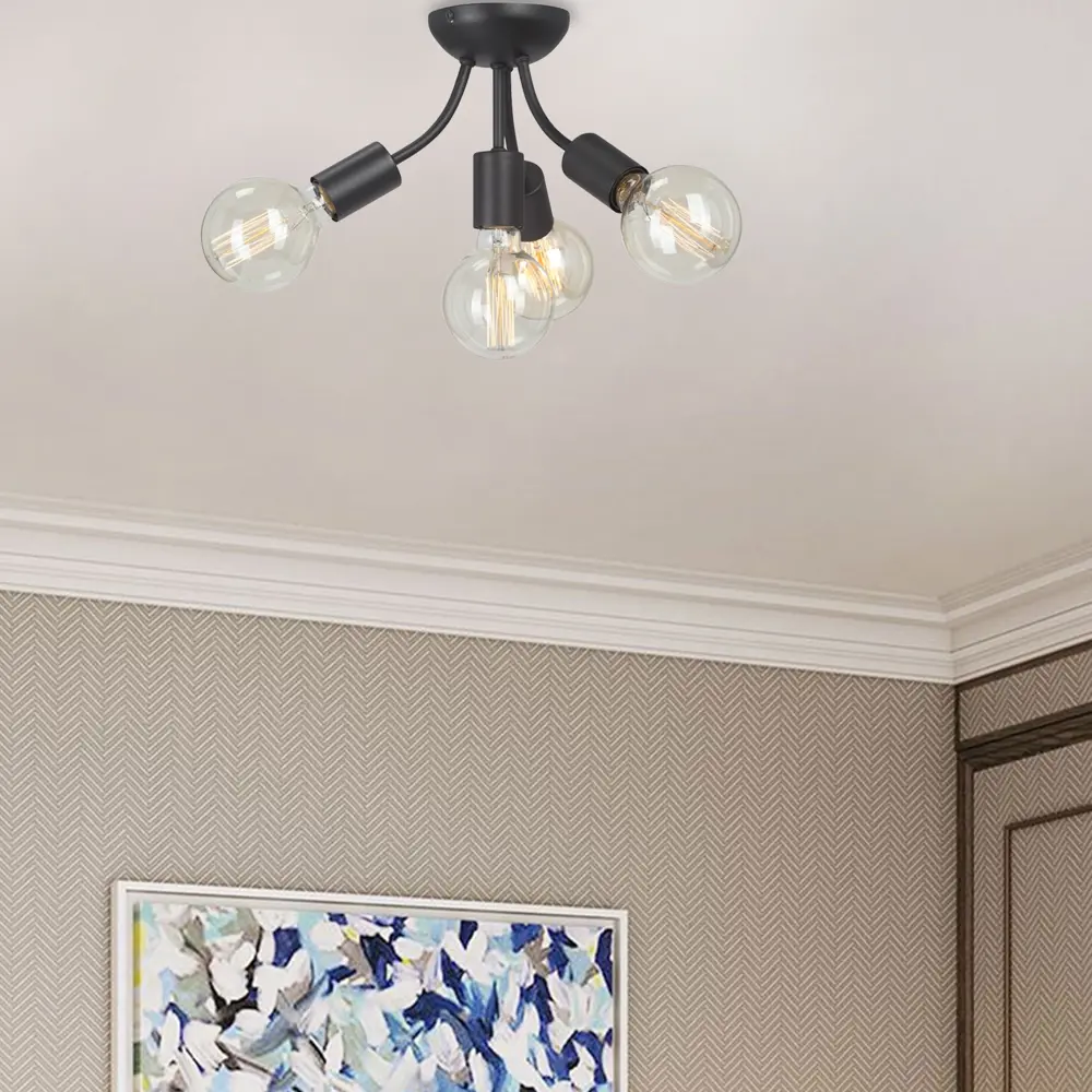 Vitaluce Версаль — потолочная люстра с 4 лампами для современного интерьера 89386496 STLM-1514846 - Вид №5