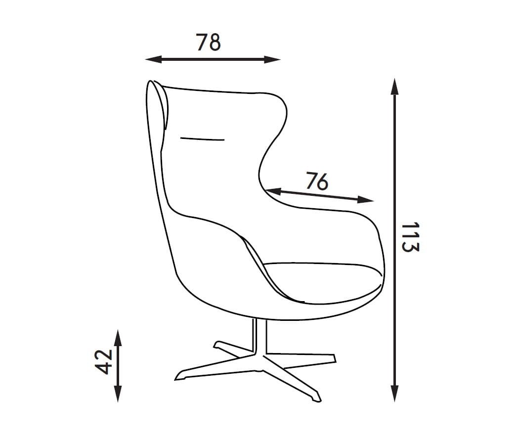 Спицевое кресло с подлокотниками Cider Edition QUEEN ARCH-00023065 - Вид №4