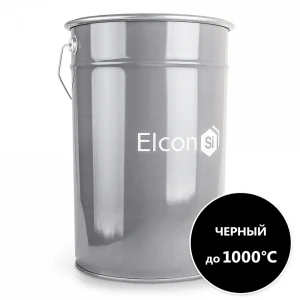 Эмаль термостойкая Elcon 82836463 цвет черный 25 кг