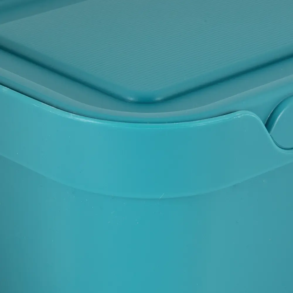 Ящик LUXE с крышкой 19x13x11 см 1.9 л пластик цвет голубой БЫТПЛАСТ STLM-2137174 - Вид №4