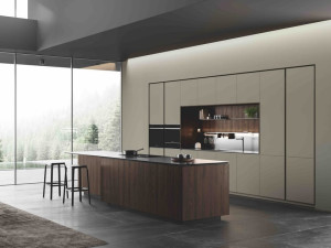 Встроенная кухня с островом