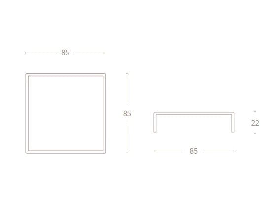 Угловой модульный садовый диван из акриловой ткани S-CAB лоскут ARCH-00069994 - Вид №17