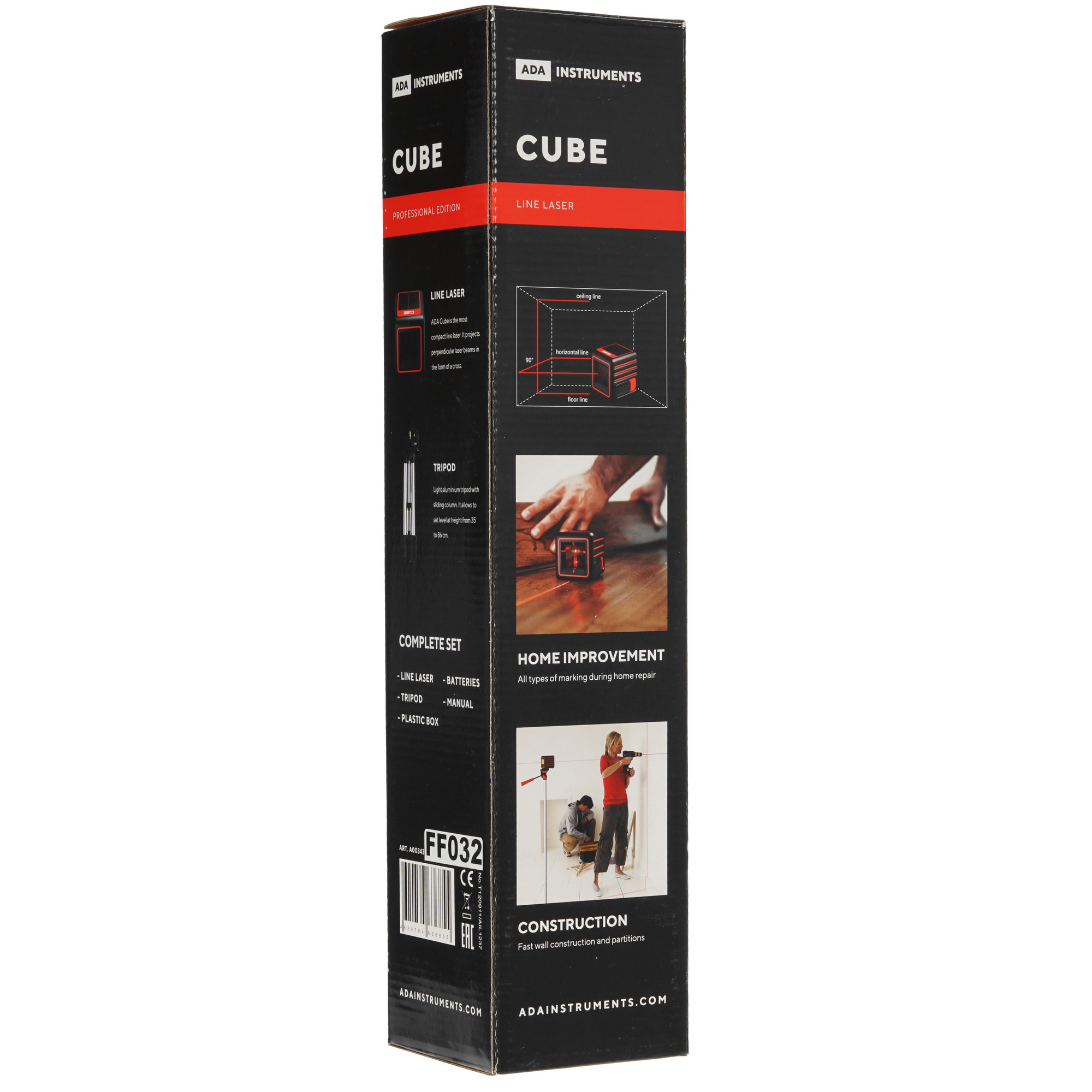 Лазерный нивелир ADA Cube Professional Edition 6672817 STDN-0008501 - Вид №10