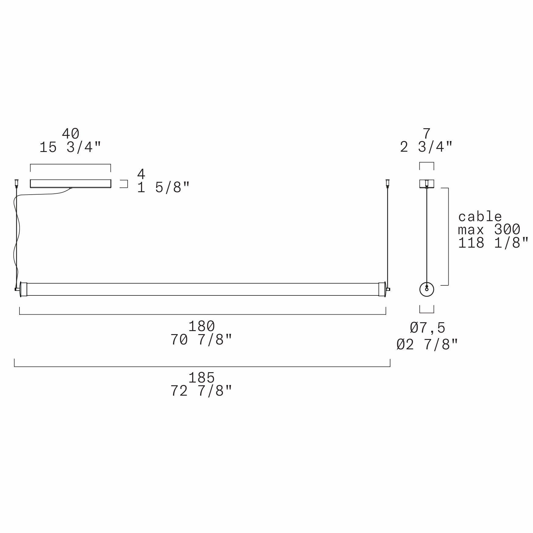 ПММА светодиодный подвесной светильник Leucos Укладка ARCH-00128001 - Вид №8