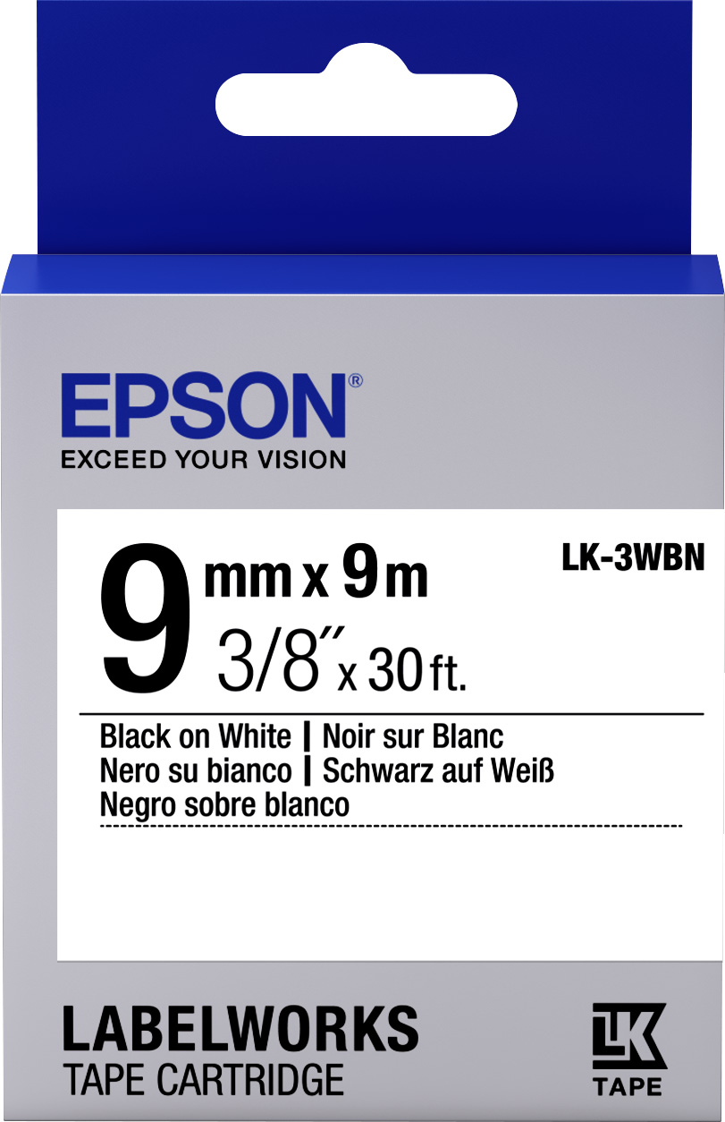 C53S653003 Lk3wbn std blk/wht 9/9 Epson Santreyd 